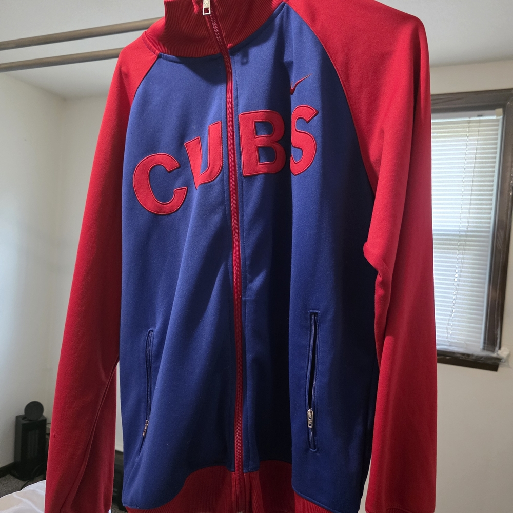 Nike Red and Blue Genuine Merchandise Cubs
